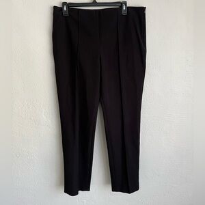 Rena Lange Woman Black Straight Leg Dress Pant, Size 12
